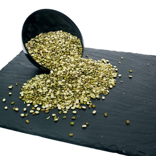 Split Green Moong Dal With Skin